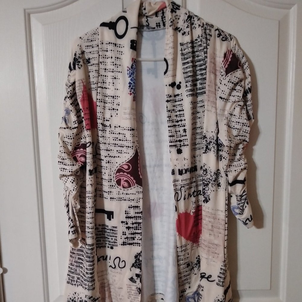 Lily by Firmiana open front blazer, size XL